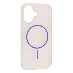 Чехол (накладка) Apple iPhone 16, Air Beats Transparent, MagSafe, Flaming Purple, Фиолетовый