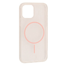 Чехол (накладка) Apple iPhone 16 Pro, Air Beats Transparent, MagSafe, Розовый