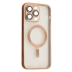 Чохол (накладка) Apple iPhone 15 Pro, FIBRA Chrome, Desert Titanium, Золотий