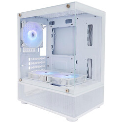 Корпус 1stPlayer Mi2-A-WH-2F7R-W-1F7-W, Белый