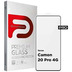 Захисне скло Tecno Camon 20 / Camon 20 Pro, Armorstandart Pro, Чорний