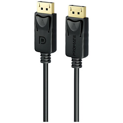 Кабель Promate DPLink-200, DisplayPort, 2.0 м., Чорний