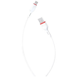 Кабель XO NB-P171, Type-C, 1.0 м., Білий