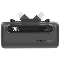 Портативная батарея (Power Bank) Promate PowerUp-Duo, 5000 mAh, Черный