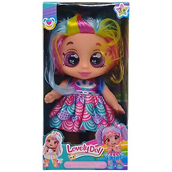 Лялька "Lovely Doll", 22 см, підсвічування, весела пісенька, райдужна, Mic