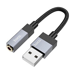 Адаптер Hoco UPA32D, USB, 3.5 мм., Черный