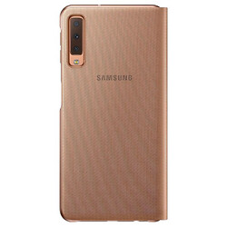 Чохол (книжка) Samsung A750 Galaxy A7, Samsung Wallet Cover, Золотий