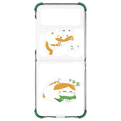 Чохол (накладка) Samsung F721 Galaxy Z Flip 4 5G, Samsung Cat Catching Fish Case, Прозорий