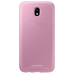 Чохол (накладка) Samsung J730 Galaxy J7, Samsung Jelly Cover, Рожевий
