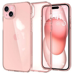 Чохол (накладка) Apple iPhone 15 Plus, Рожевий, Spigen Crystal Flex, Rose Crystal