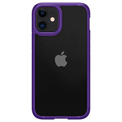 Чохол (накладка) Apple iPhone 12 Mini, Spigen Crystal Hybrid, Hydrangea Purple, Фіолетовий