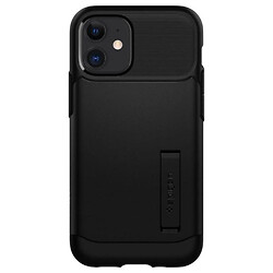Чохол (накладка) Apple iPhone 12 Mini, Spigen Slim Armor, Чорний