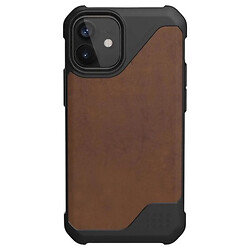 Чохол (накладка) Apple iPhone 12 Mini, Urban Armor Gear Metropolis Lite, Leather Brown, Коричневий
