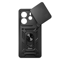 Чехол (накладка) Xiaomi Redmi Note 14, Armor Magnet CamShield, Черный