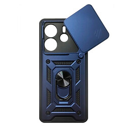 Чехол (накладка) Xiaomi Redmi Note 14, Armor Magnet CamShield, Dark Blue, Синий