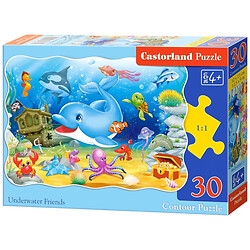 Пазлы "Дельфин в подводном мире", 30 эл, Castorland