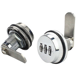 Механический кодовый замок врезной Cam Lock 3-digit Silver