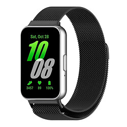 Ремешок Samsung Galaxy Fit 3, Milanese loop, Черный