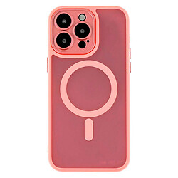 Чехол (накладка) Apple iPhone 15, Matte Camera Lens, MagSafe, Розовый