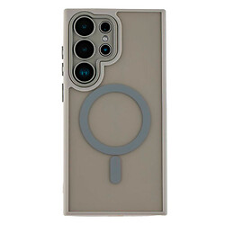 Чехол (накладка) Samsung Galaxy S25 Plus, Matte Camera Lens, MagSafe, Серый