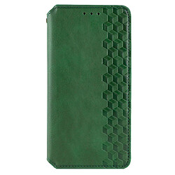 Чехол (книжка) Motorola XT2521 Moto G15, GETMAN Cubic, Зеленый
