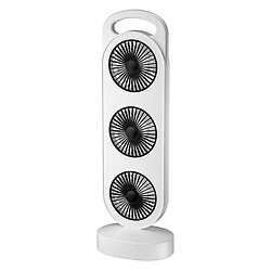 Настільний вентилятор Three Head Fan, Чорний