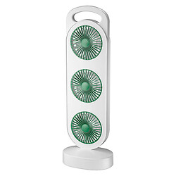 Вентилятор настольный Three Head Fan, Зеленый