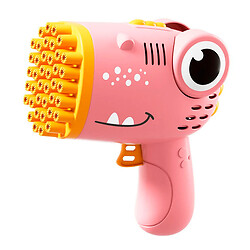 Пістолет для мильних бульбашок Dinosaur Bubble Gun, Рожевий