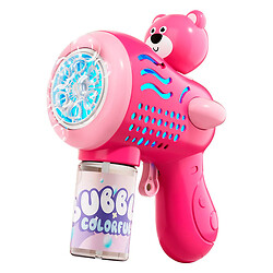 Пистолет с мыльными пузырями H058 Little Bear, Розовый