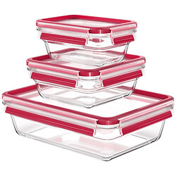 Набор пищевых контейнеров Tefal Master Seal, Красный