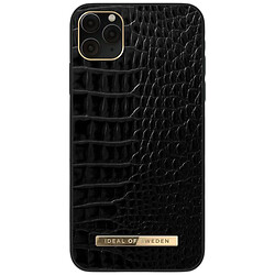 Чехол (накладка) Apple iPhone 12 / iPhone 12 Pro, iDeal Of Sweden Case, Neo Noir Croco, Черный