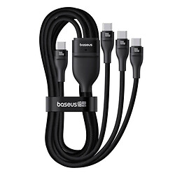 USB кабель Baseus P10377503111-00 Flash, Type-C, 1.5 м., Чорний