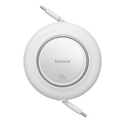 USB кабель Baseus P10364500213-01 Free2Pull Mini, Type-C, 2.0 м., Белый
