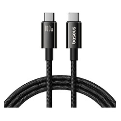 USB кабель Baseus P1031980011 Tungsten Gold, Type-C, 1.5 м., Чорний