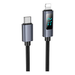 USB кабель Hoco X112 Apple iPhone SE 2022 / iPhone 14 Pro Max / iPhone 14 Plus / iPhone 14 Pro / iPhone 14 / iPhone 13 Pro / iPhone 13 Mini / iPhone 13 / iPhone 13 Pro Max / iPhone 12 Mini / iPhone 12 Pro Max, Lightning, 1.0 м., Чорний
