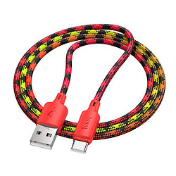 USB кабель Hoco X116 Meridian, Type-C, 1.0 м., Червоний