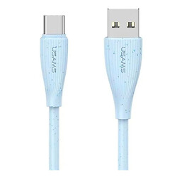 USB кабель Usams US-SJ714, Type-C, 1.0 м., Голубой