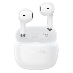 Bluetooth-гарнітура Borofone FQ11, Стерео, Білий