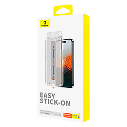 Защитное стекло Apple iPhone 16 Pro Max, Baseus, Антишпион, Прозрачный