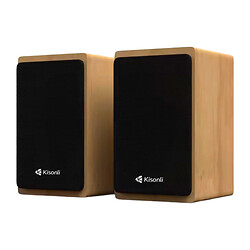 Колонки для компьютера Kisonli X23, Коричневый