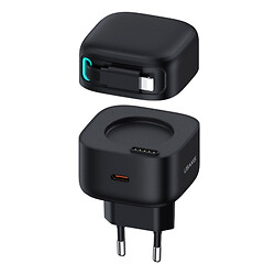 СЗУ Usams CC209 Apple iPhone SE 2022 / iPhone 14 Pro Max / iPhone 14 Plus / iPhone 14 Pro / iPhone 14 / iPhone 13 Pro / iPhone 13 Mini / iPhone 13 / iPhone 13 Pro Max / iPhone 12 Mini / iPhone 12 Pro Max / iPhone 12 Pro, С кабелем, Lightning, Черный