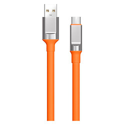 USB кабель Walker C915, Type-C, 1.0 м., Оранжевый