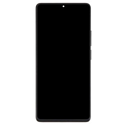 Дисплей (екран) Xiaomi Poco M6 Pro, З сенсорним склом, З рамкою, OLED, Чорний