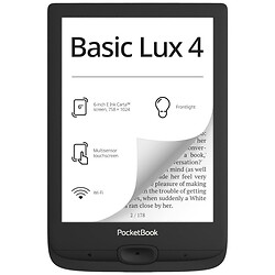 Електронна книга PocketBook 618 Basic Lux 4, Чорний