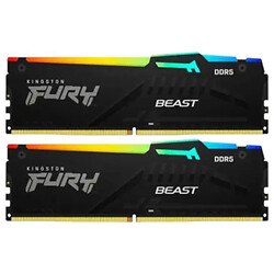 Модуль памяти Kingston Fury Beast RGB, 64 Гб., Черный