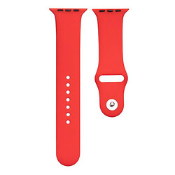Ремешок Apple Watch 38 / Watch 40, Silicone WatchBand, Красный