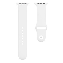 Ремінець Apple Watch 42 / Watch 44, Silicone WatchBand, Білий