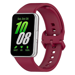 Ремешок Samsung Galaxy Fit 3, Silicone Band, Wine Red, Красный