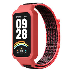 Ремешок Xiaomi Mi Band 9 Active, Nylon, Red Black, Красный