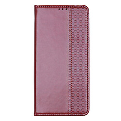 Чохол (книжка) Xiaomi Pocophone M6 / Redmi 13, Chess Skin, Бордовий